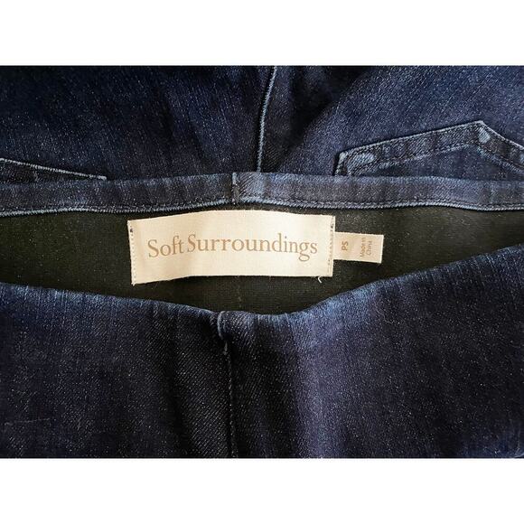 Soft Surroundings Women's Supremely Reverie Soft Pull On Jeans Jeggings Stretch - Picture 3 of 5